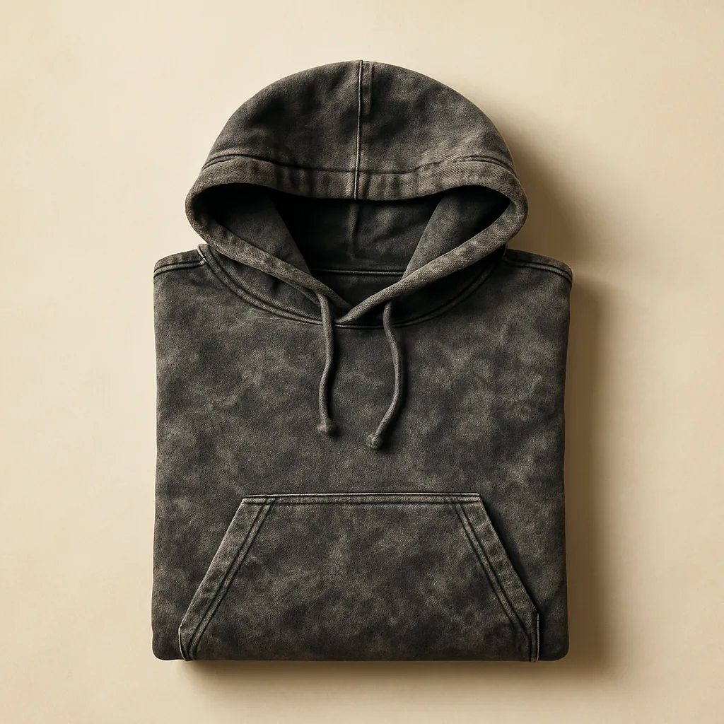 Custom Acid Wash Hoodie Manufacturer — manufactured by Mike Apparel