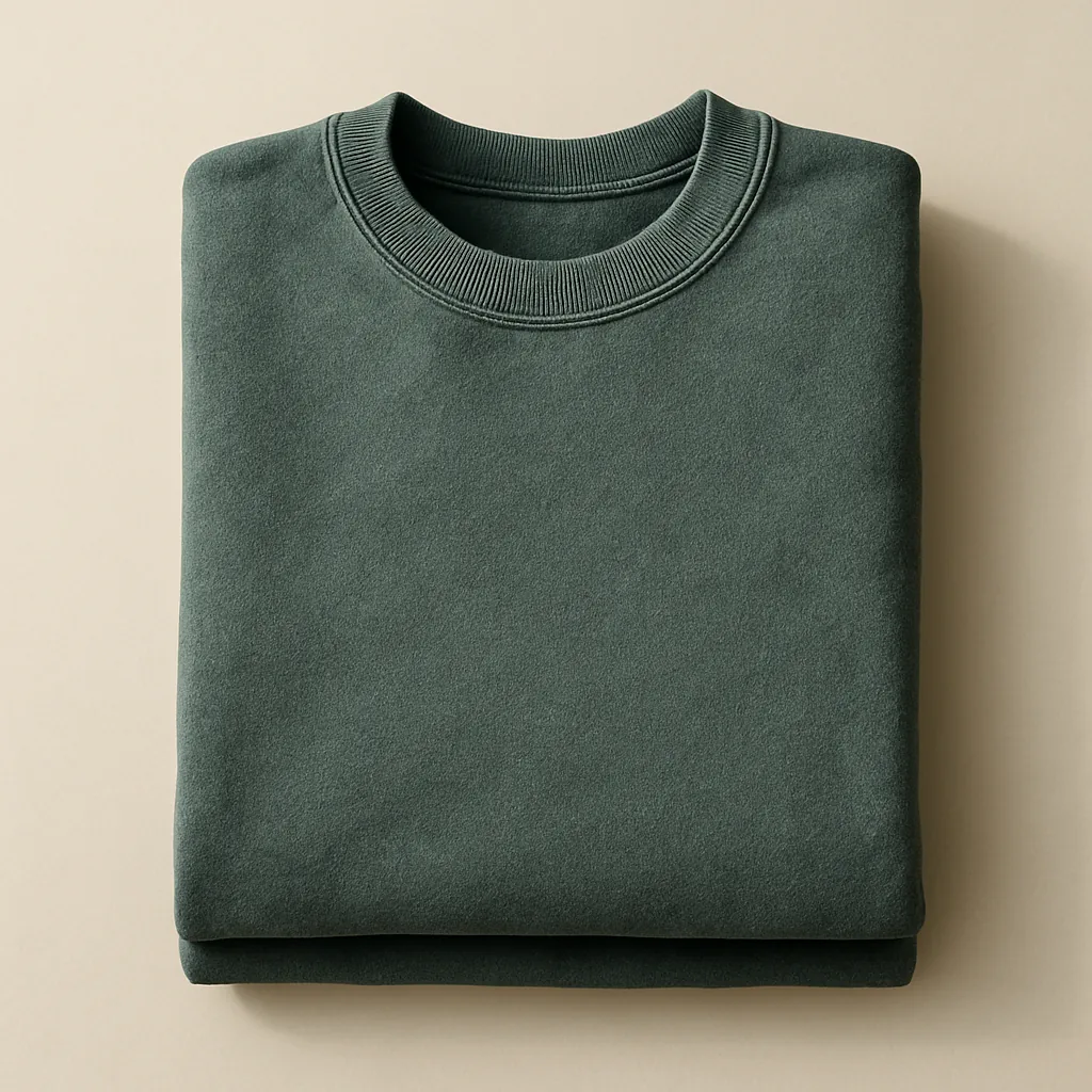 Custom Heavyweight Crewneck Sweatshirt Manufacturer — manufactured by Mike Apparel