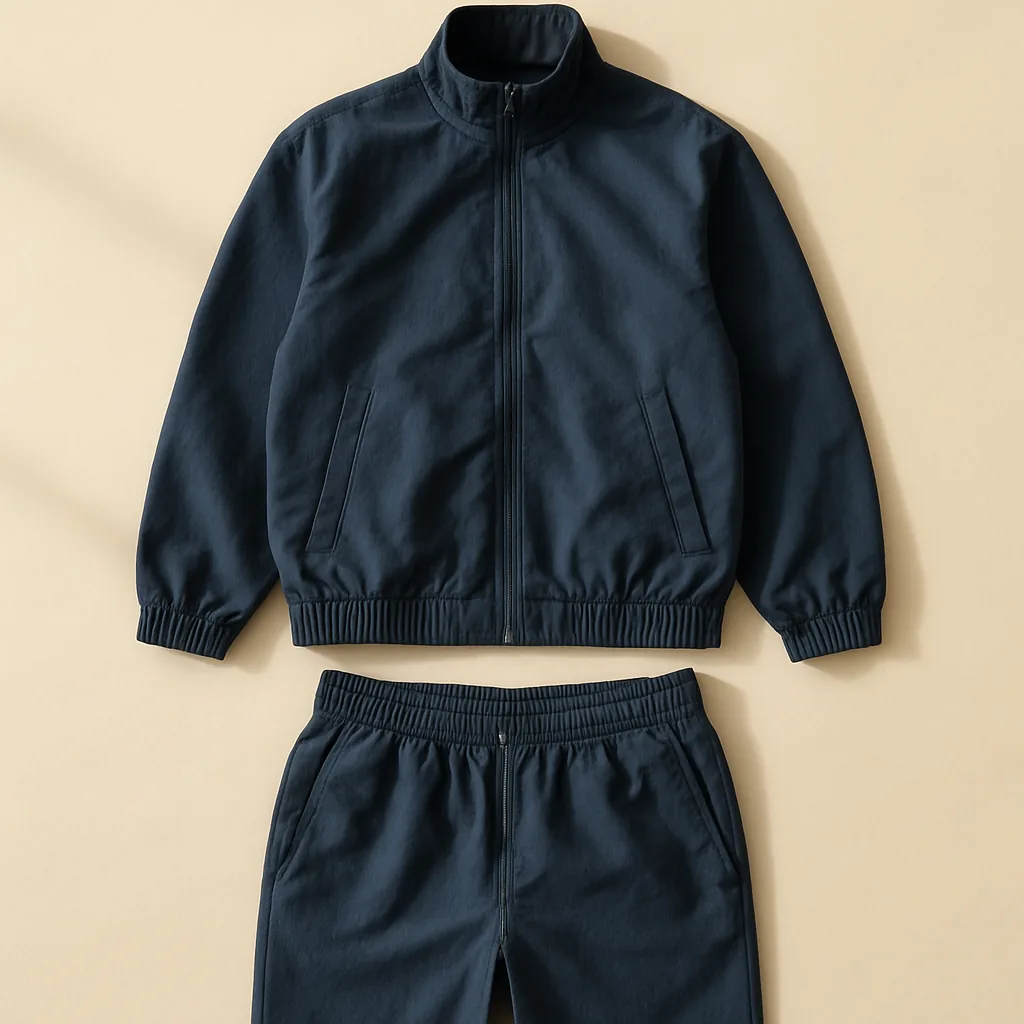 Custom Nylon Tracksuit Manufacturer — manufactured by Mike Apparel