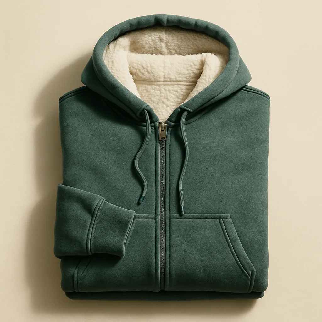 Custom Sherpa Lined Hoodie Manufacturer — manufactured by Mike Apparel